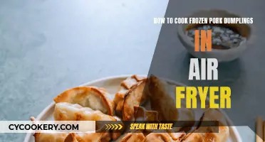Air Fryer Magic: Frozen Pork Dumplings, Quick!