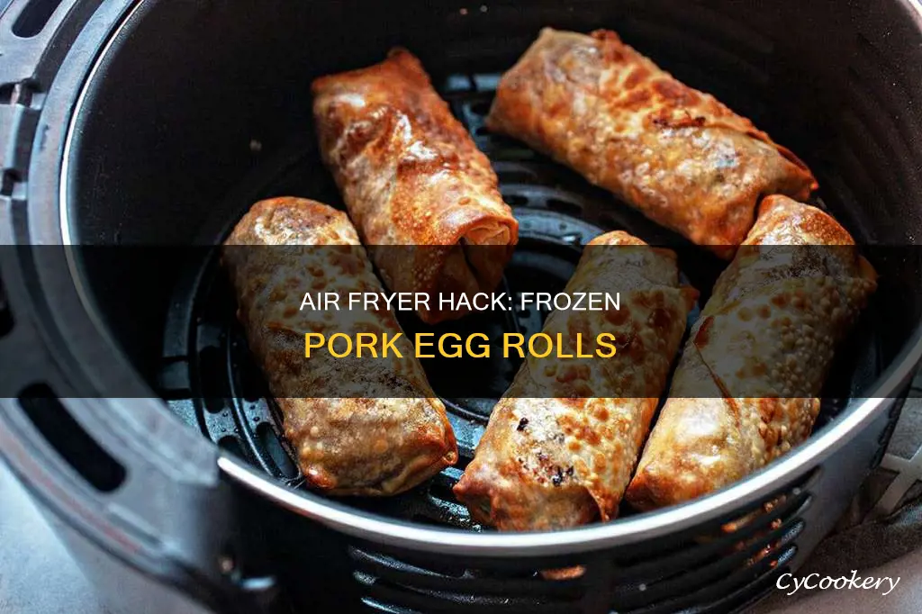 how to cook frozen pork egg rolls in air fryer