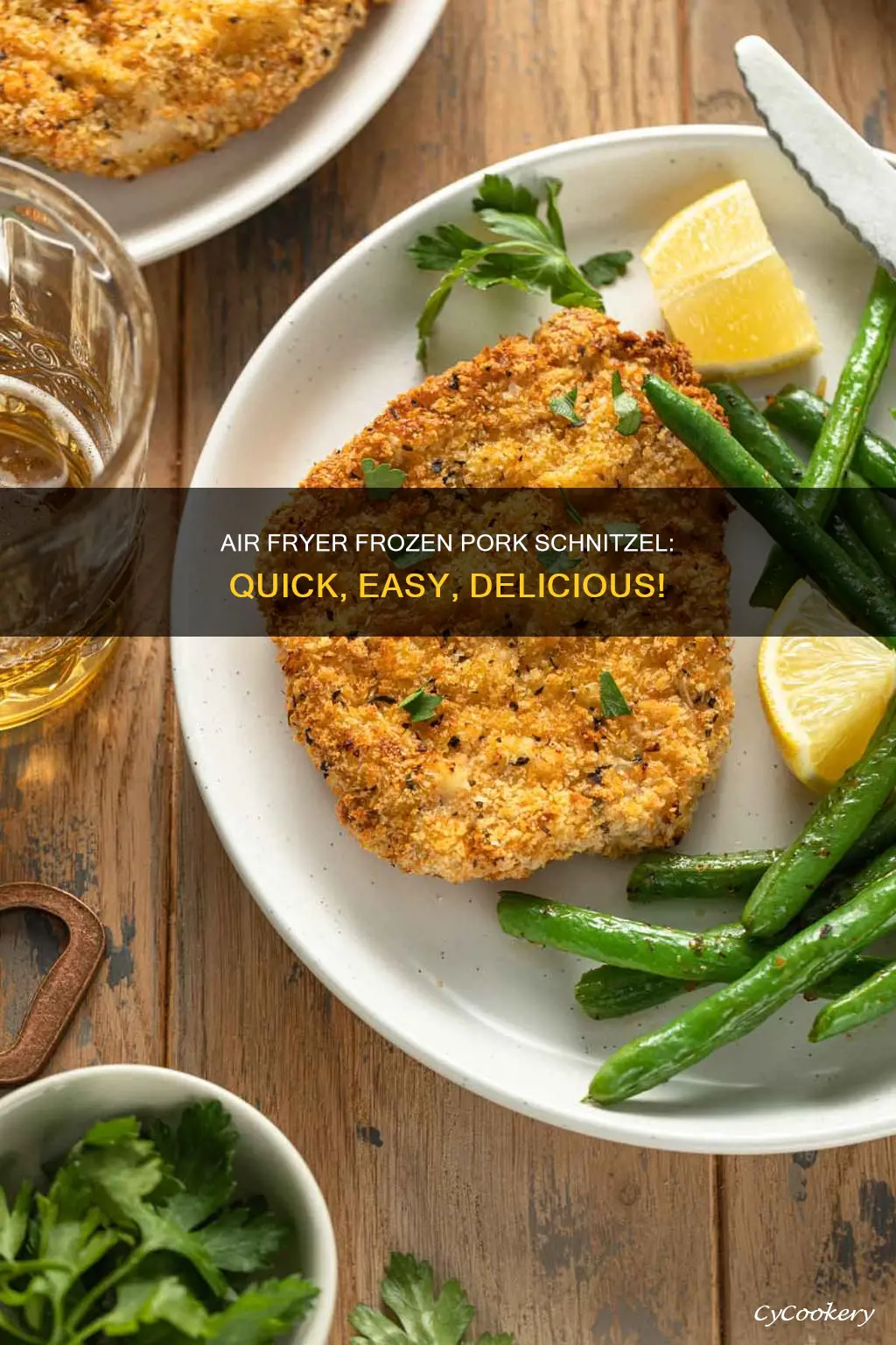 how to cook frozen pork schnitzel in air fryer