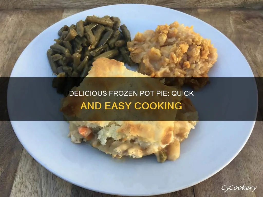 how to cook frozen pot pie