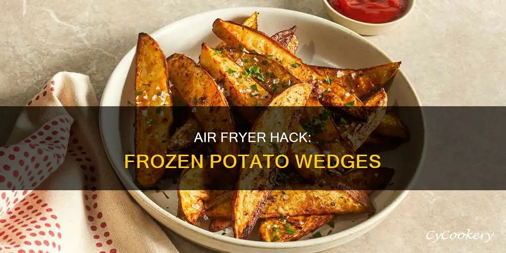 how to cook frozen potato wedges in an air fryer