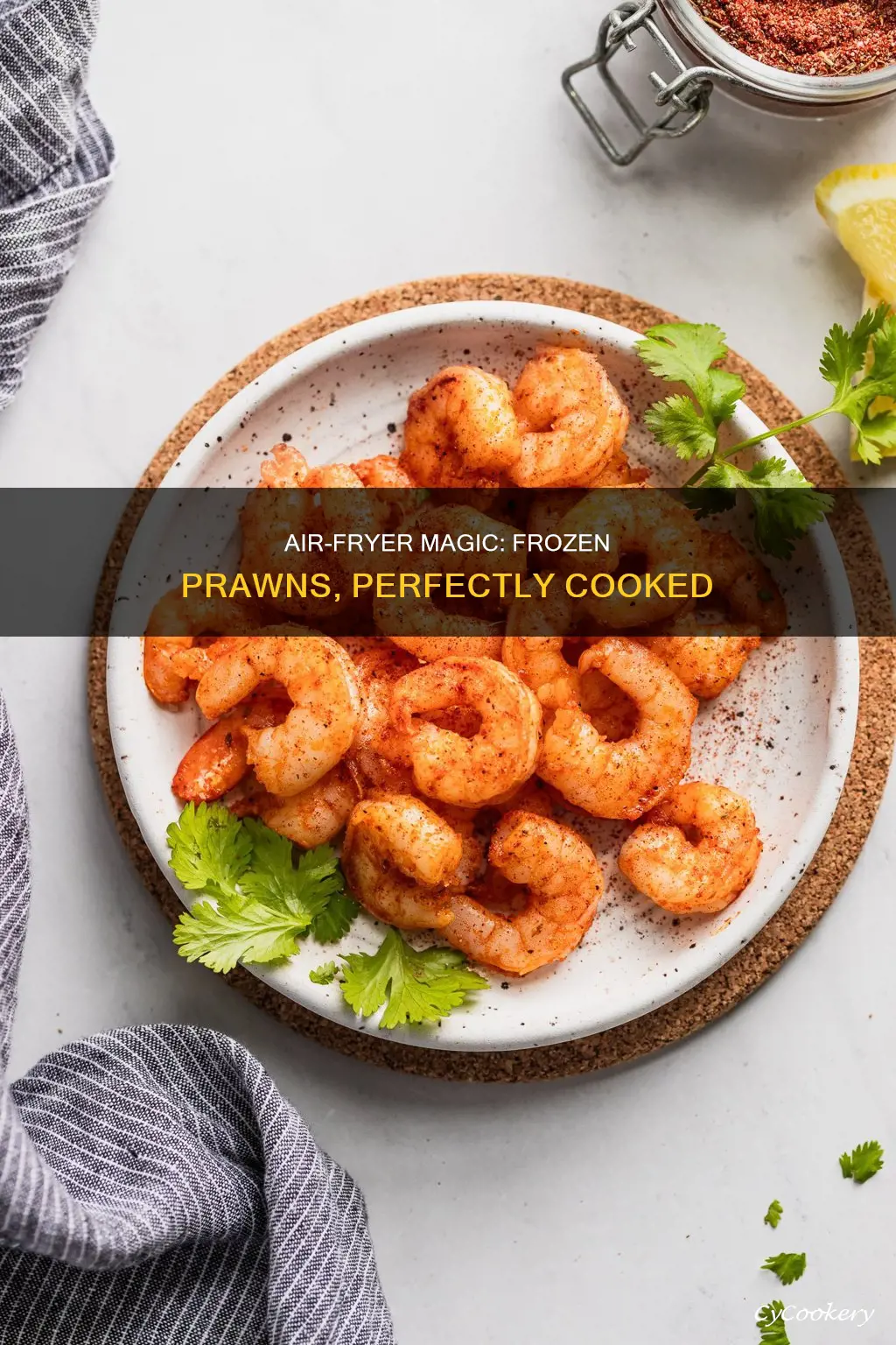 how to cook frozen prawns in air fryer
