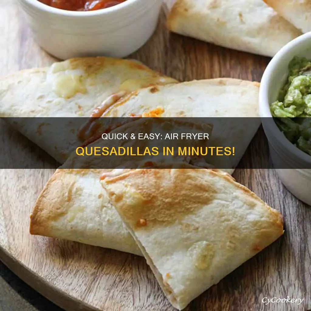 how to cook frozen quesadillas in air fryer