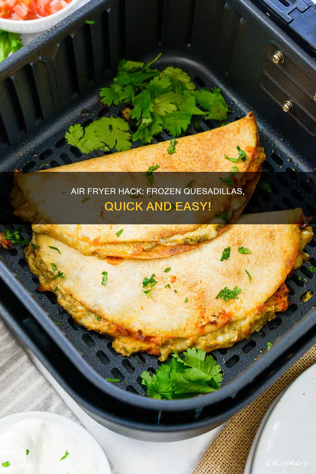 how to cook frozen quesadillas in air fryer