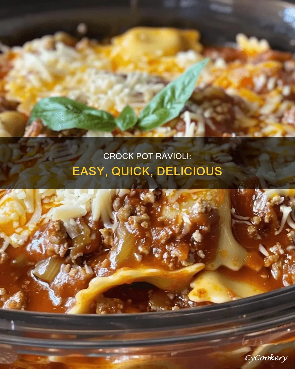 how to cook frozen ravioli in crock pot