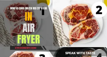 Air Fryer Frozen Rib Eye Steak: Quick and Easy!