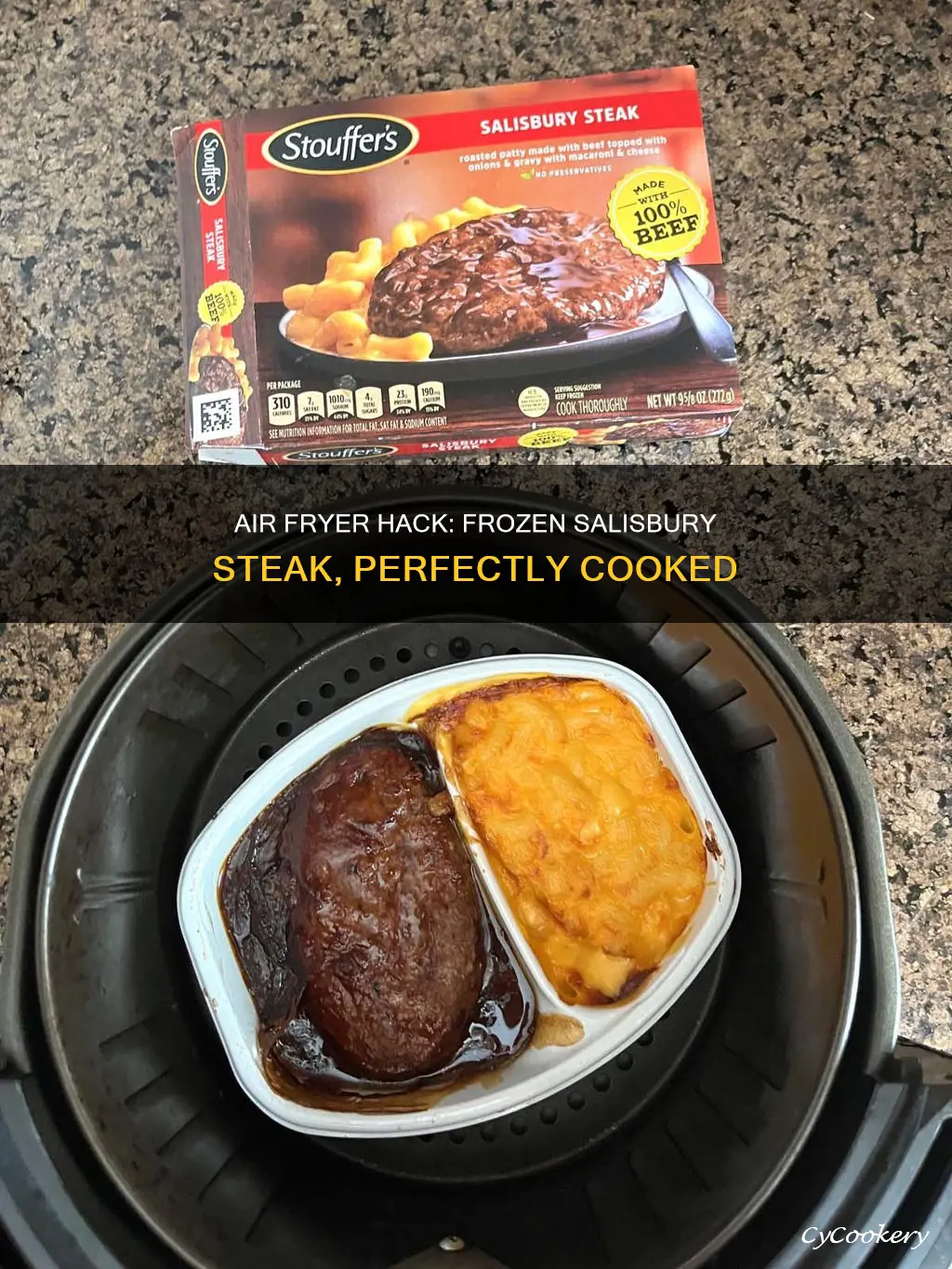 how to cook frozen salisbury steak in air fryer