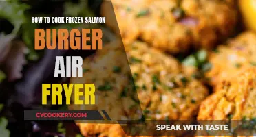 Air Fryer Magic: Frozen Salmon Burgers, Quick!