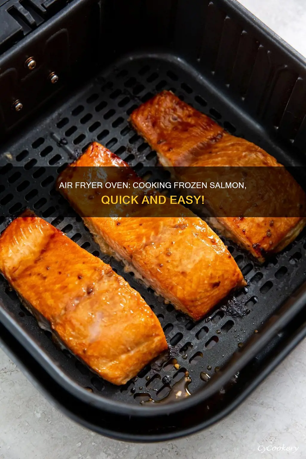 how to cook frozen salmon in air fryer oven