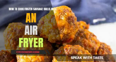 Crispy, Cheesy Sausage Balls: Air Fryer Perfection in 20 Minutes