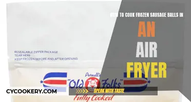 Air Fryer Hack: Frozen Sausage Balls