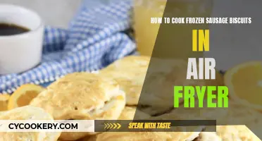 Crispy, Cheesy, Fast: Air Fryer Frozen Sausage Biscuits