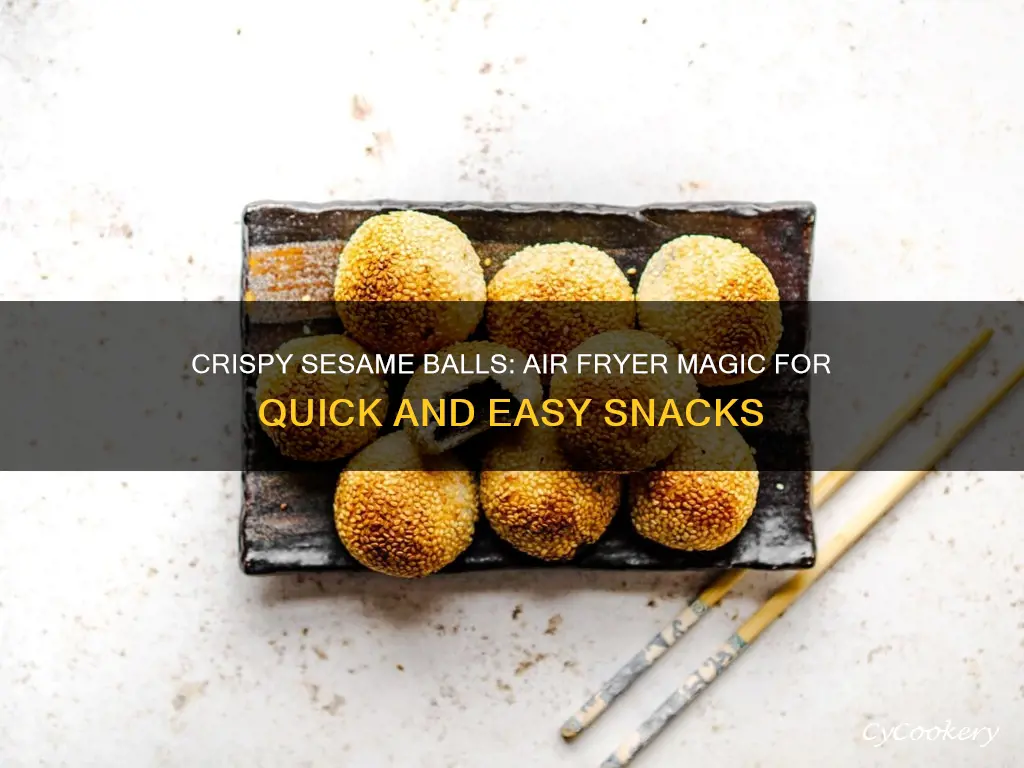 how to cook frozen sesame balls in air fryer