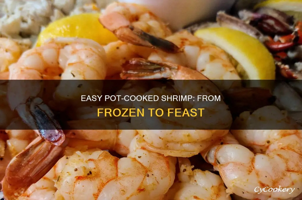 how to cook frozen shrimp in a pot