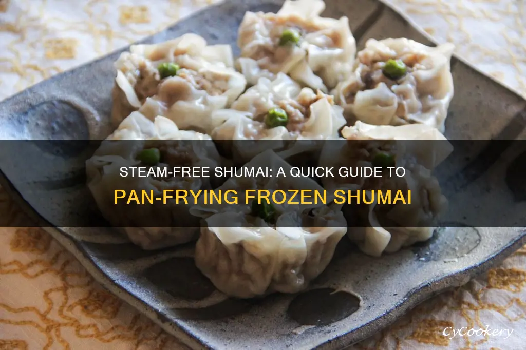 how to cook frozen shumai without a steamer