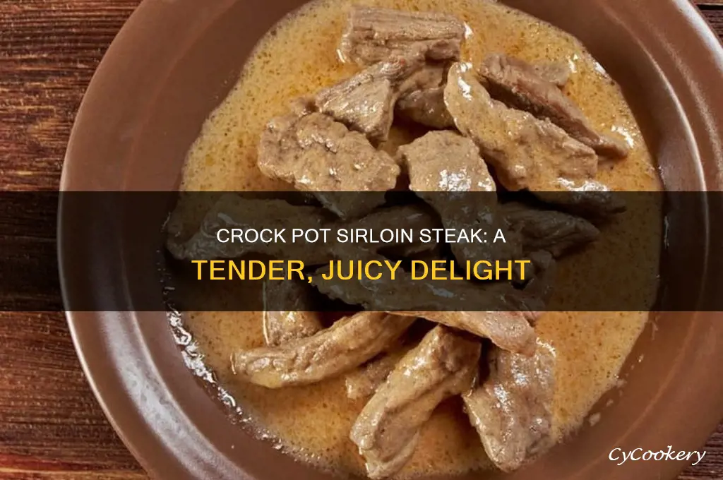 how to cook frozen sirloin steak in crock pot