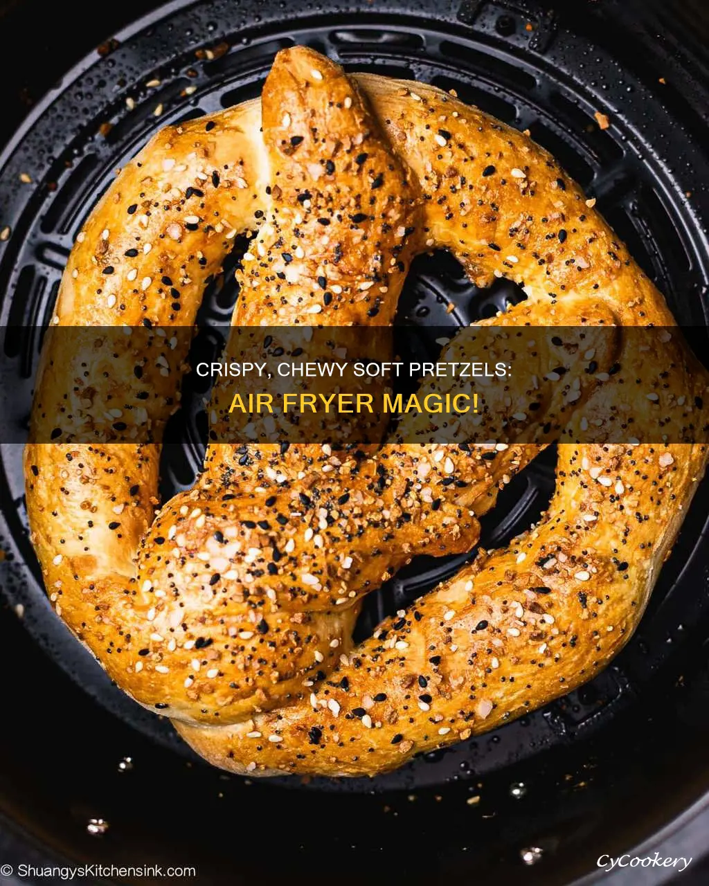 how to cook frozen soft pretzels in air fryer