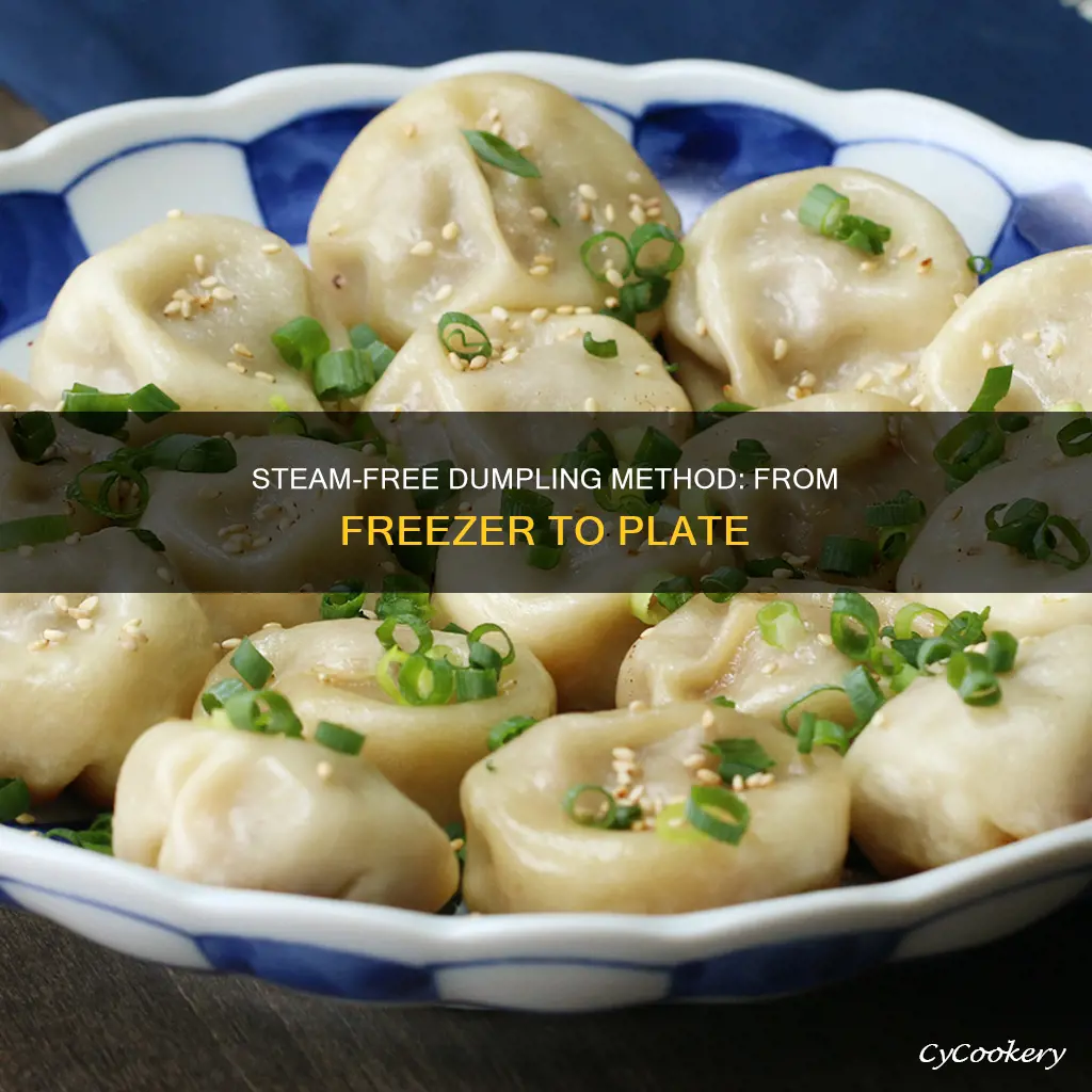 how to cook frozen soup dumplings without a steamer