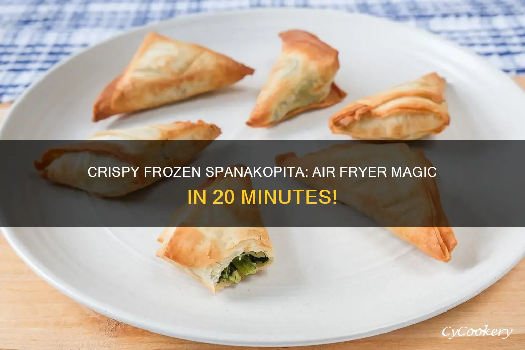 how to cook frozen spanakopita in air fryer