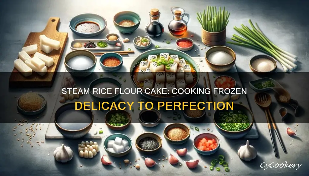 how to cook frozen steam rice flour cake flying horse