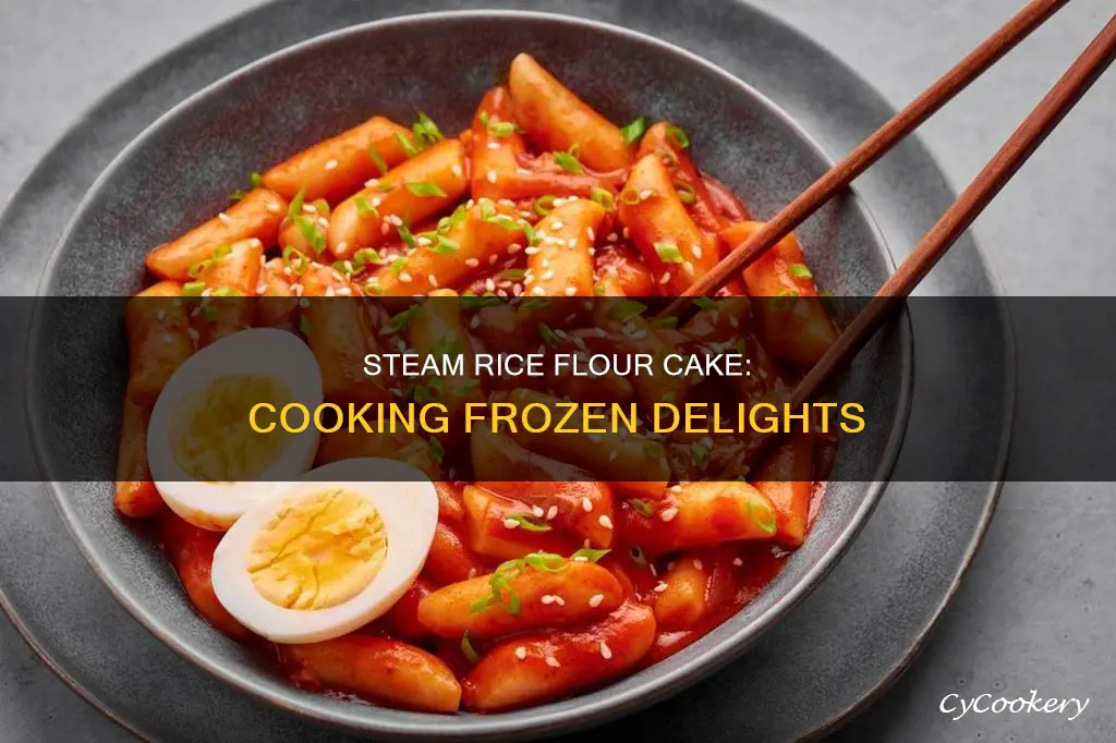 how to cook frozen steam rice flour cake