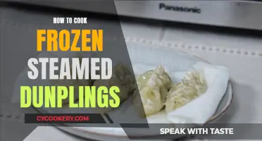 Steaming Frozen Dumplings: A Quick, Easy Guide