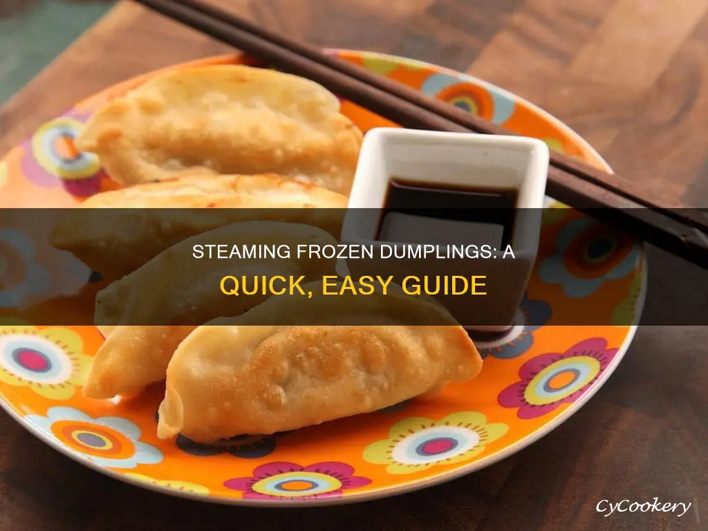 how to cook frozen steamed dunplings