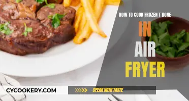 Air Fryer T-Bone: Frozen to Perfectly Cooked