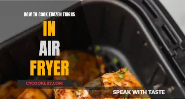 Crispy, Tender Thighs: Air Fryer Frozen to Perfection