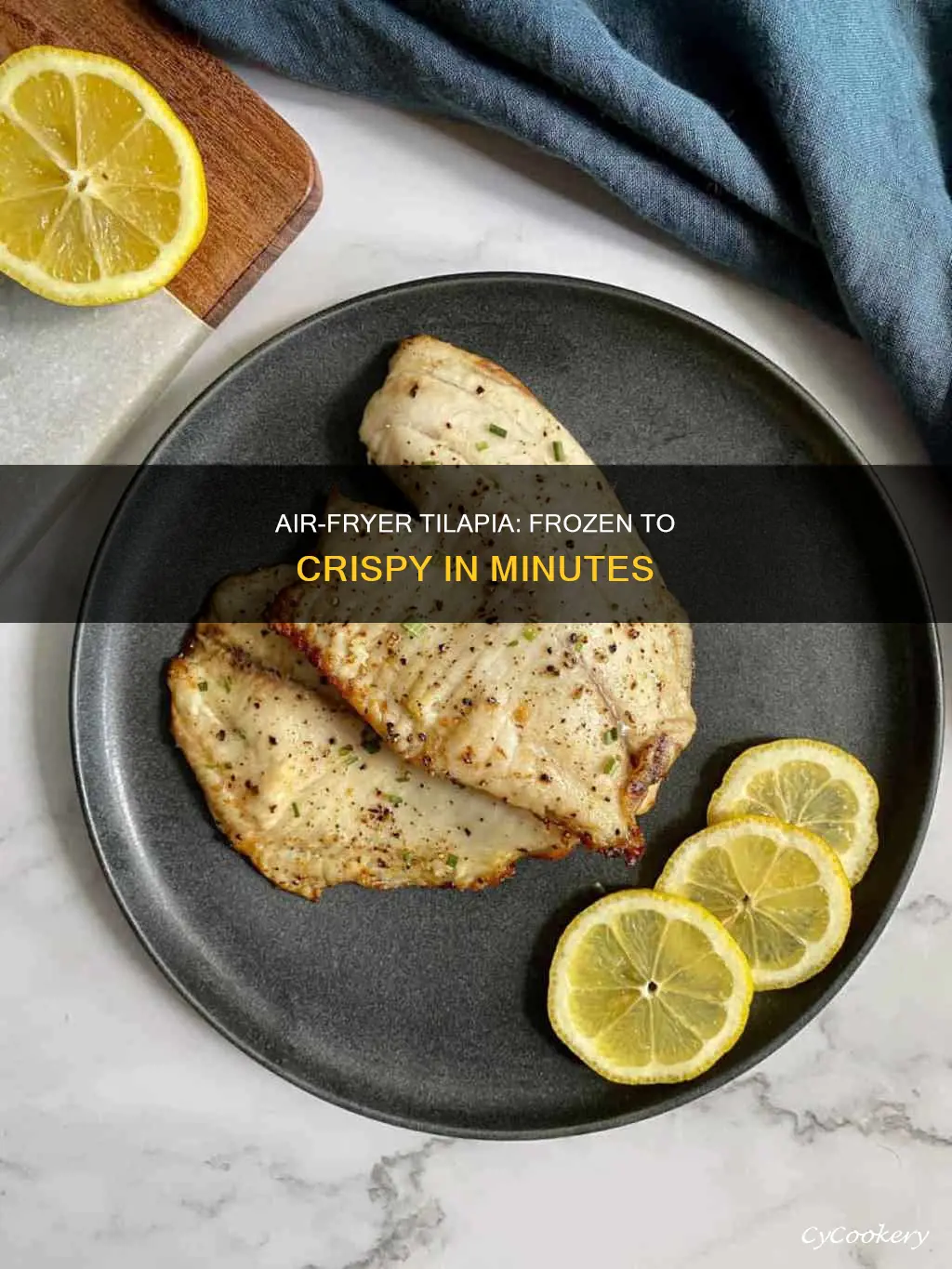 how to cook frozen tilapia fish in a air fryer