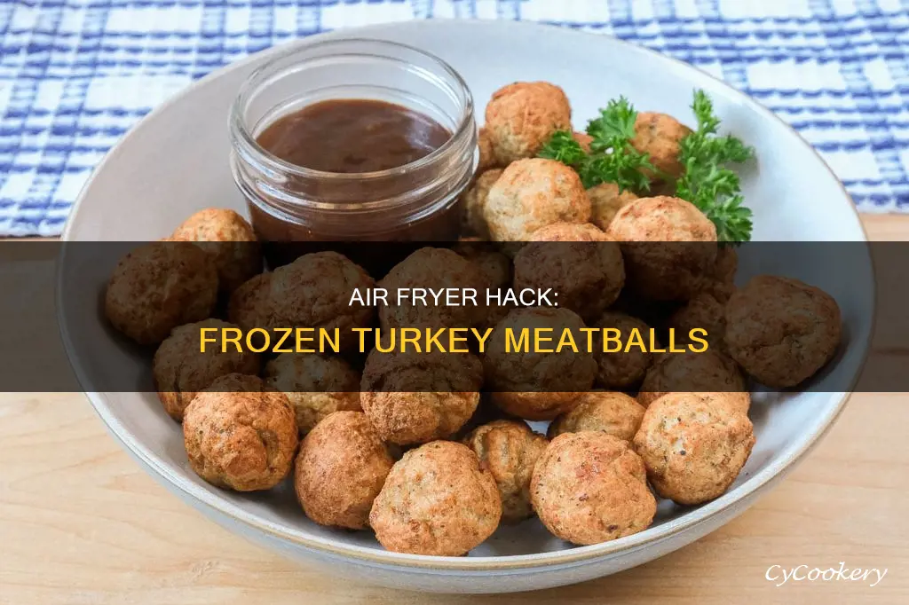 how to cook frozen turkey meatballs in air fryer