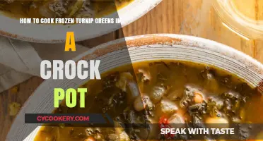 Crock Pot Magic: Frozen Turnip Greens