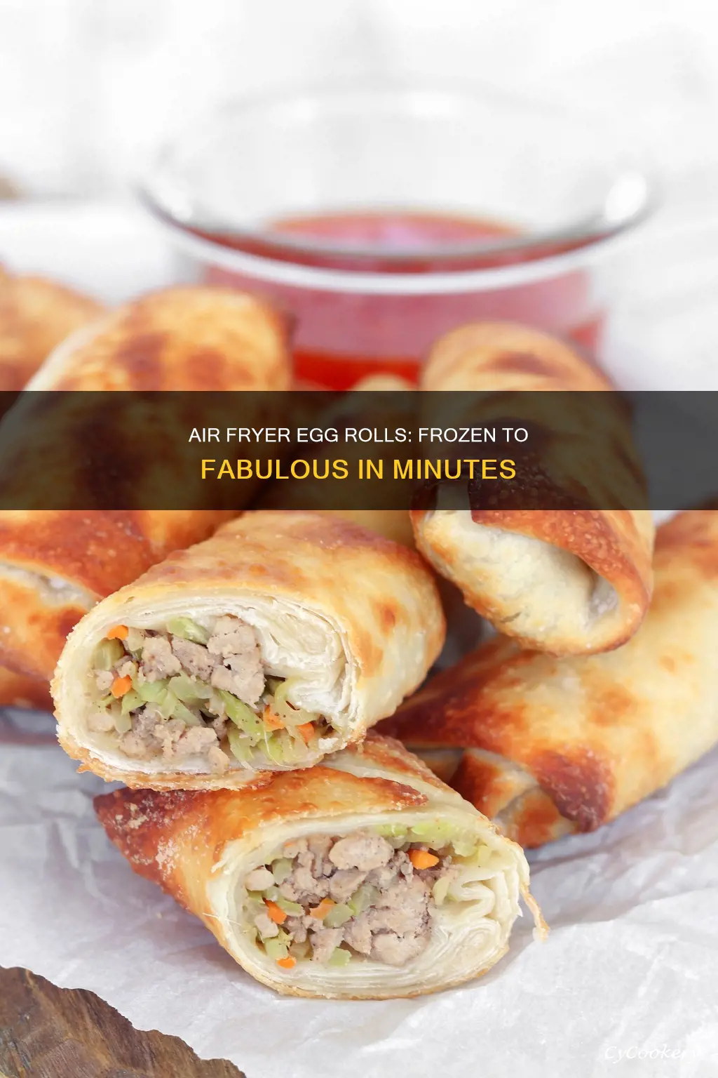 how to cook frozen vegetable egg rolls in air fryer