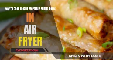 Air Fryer Spring Rolls: Frozen Veggies, Golden Crunch!