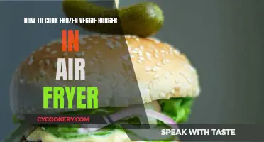 Crispy Veggie Burger: Air Fryer Magic for Quick, Healthy Meals