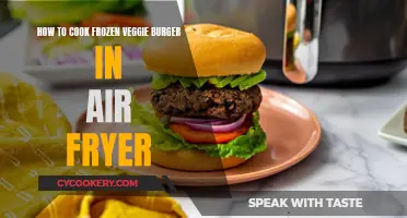 Air-Fryer Magic: Frozen Veggie Burgers, Quick!