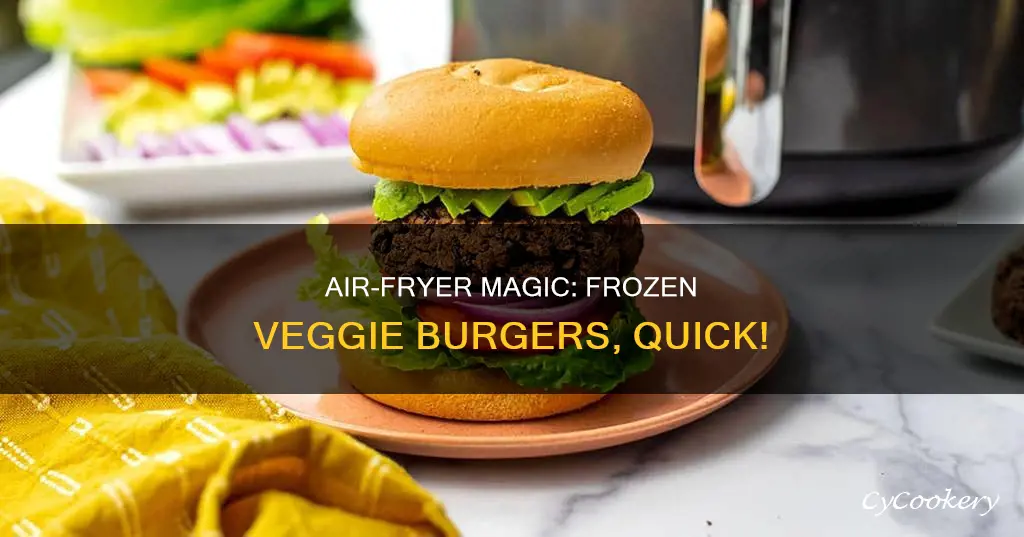 how to cook frozen veggie burger in air fryer