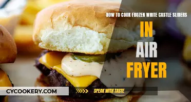 Crispy Frozen Sliders: Air Fryer Magic for Quick, Tasty Treats