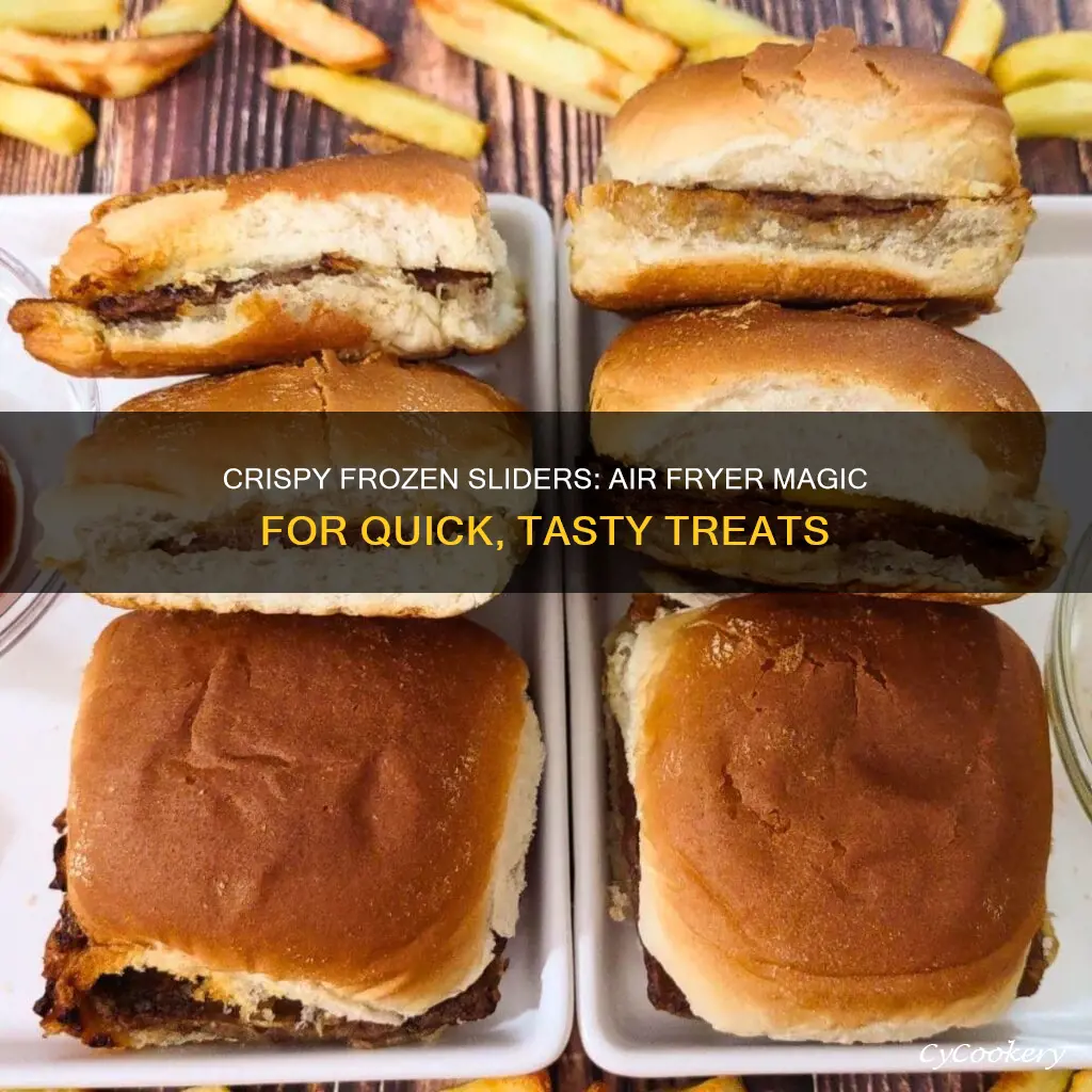 how to cook frozen white castle sliders in air fryer