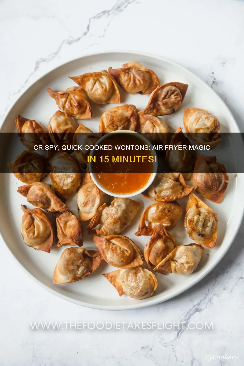 how to cook frozen wontons in an air fryer