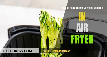 Crispy Zucchini Noodles: Air Fryer Magic in 10 Minutes!