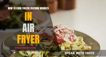 Air Fryer Hack: Cooking Frozen Zucchini Noodles