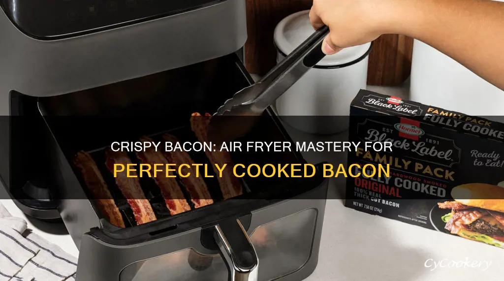 how to cook fully cooked bacon in air fryer