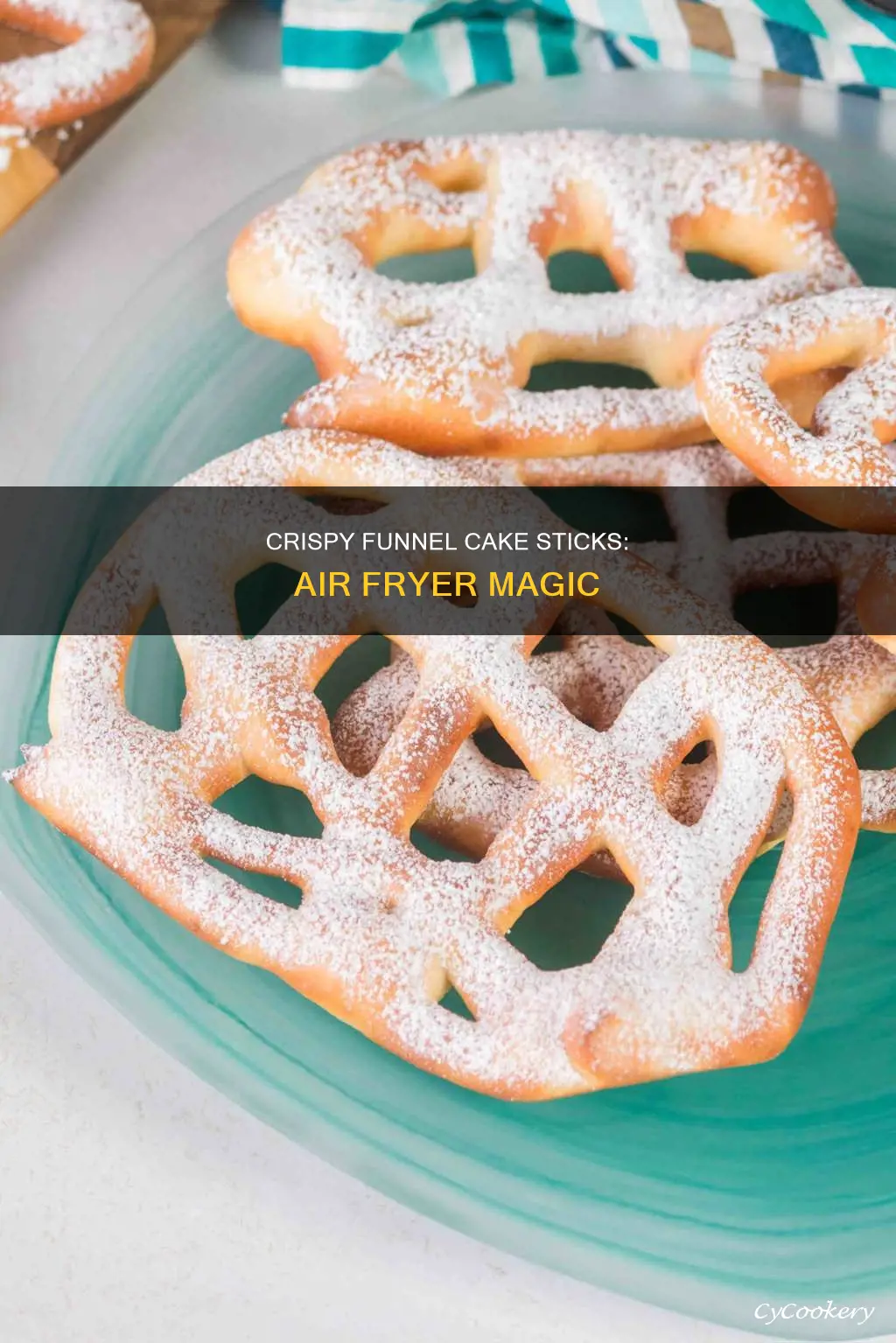 how to cook funnel cake sticks in air fryer