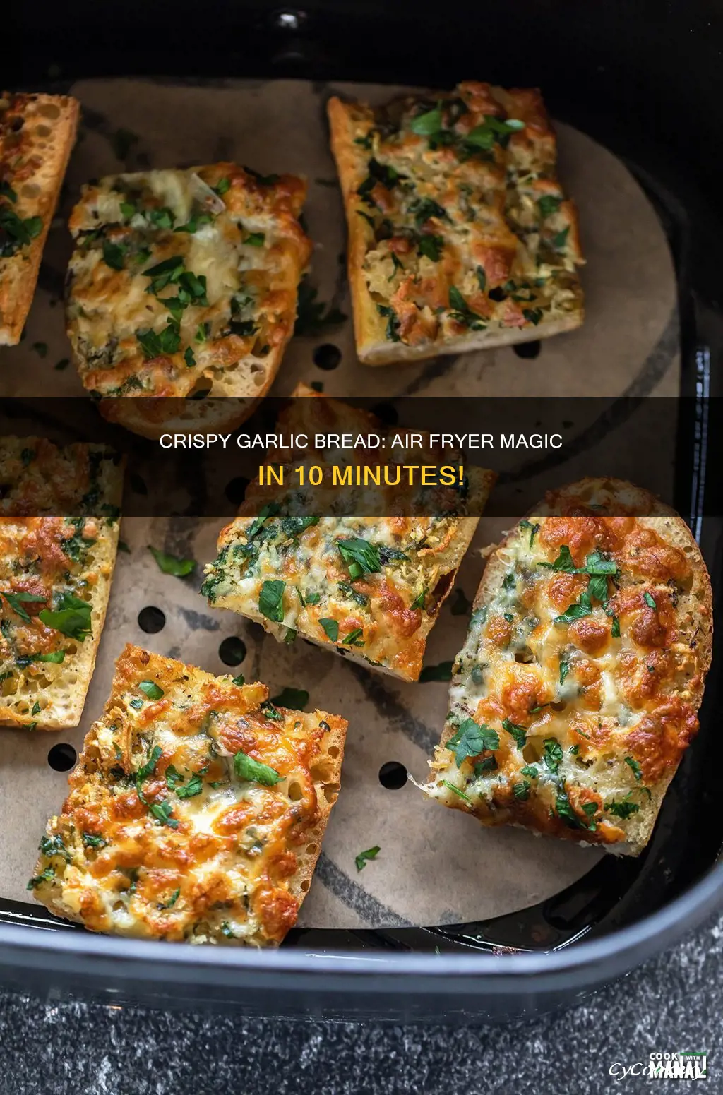 how to cook garlic bread in the air fryer