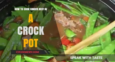 Ginger Beef: Crock Pot Cooking Perfection