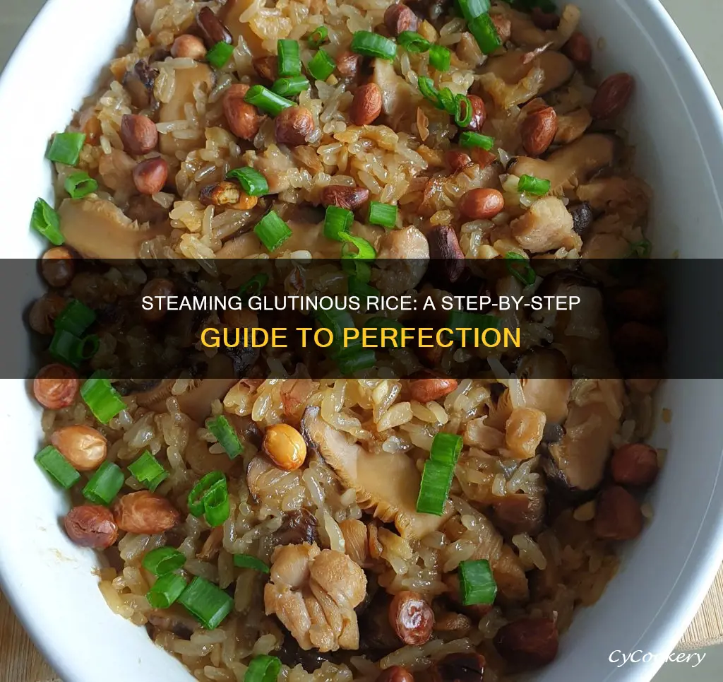 how to cook glutinous rice in a steamer