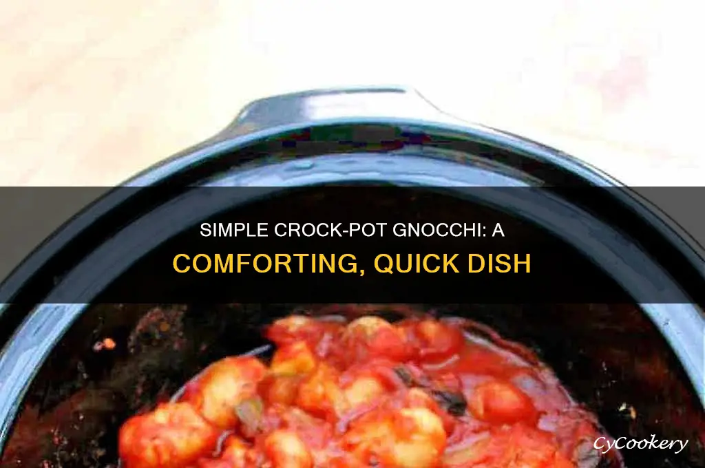 how to cook gnocchi in crock pot