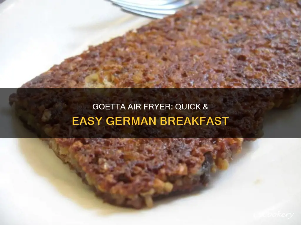 how to cook goetta in air fryer