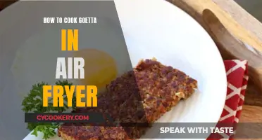 Goetta Air Fryer Cooking: Quick, Easy, and Delicious!